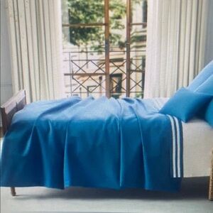 Matouk Giorgio Matelasse Cotton Full/Queen Coverlet in Sea